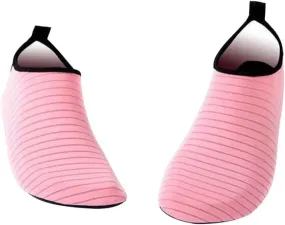 1Pair Silicone Non Slip Yoga Socks for Women Thickened Foot Cover for Home Use Pink Enhance Balance Stability with Durable Elastic Material