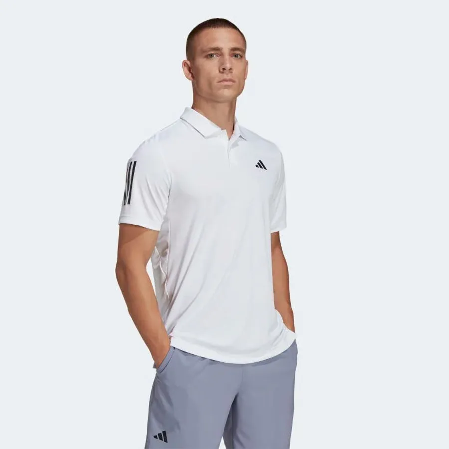 Adidas HS3268 Club 3 Stripe Polo Mens