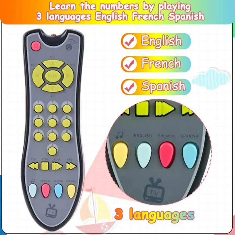 Baby Music TV Remote Control Toy