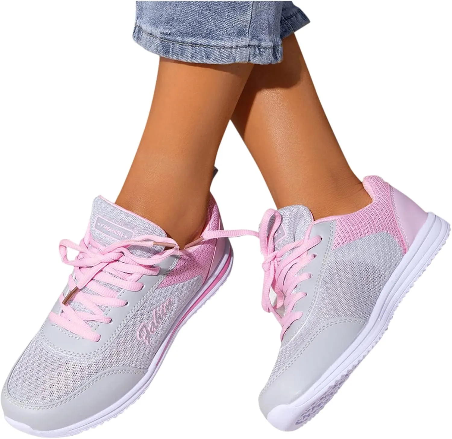 Bowling Shoes Women 9 Wide All Black Sneakers for Women Cute White Tennis Shoes Women Comfortable Womens Walking Shoes Sock Sneakers Slip On Mesh Platform Cute Black Sneakers for Women Comfortable