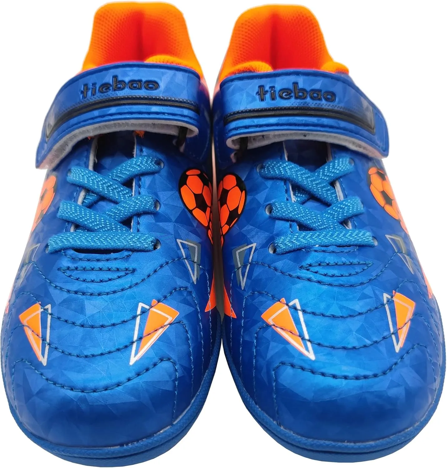 Boys Turf Shoes Soccer Indoor Trainers Football Cleats Outdoor Futsal Shoes Hook Loop for Girls (Little Kid/Big Kid)