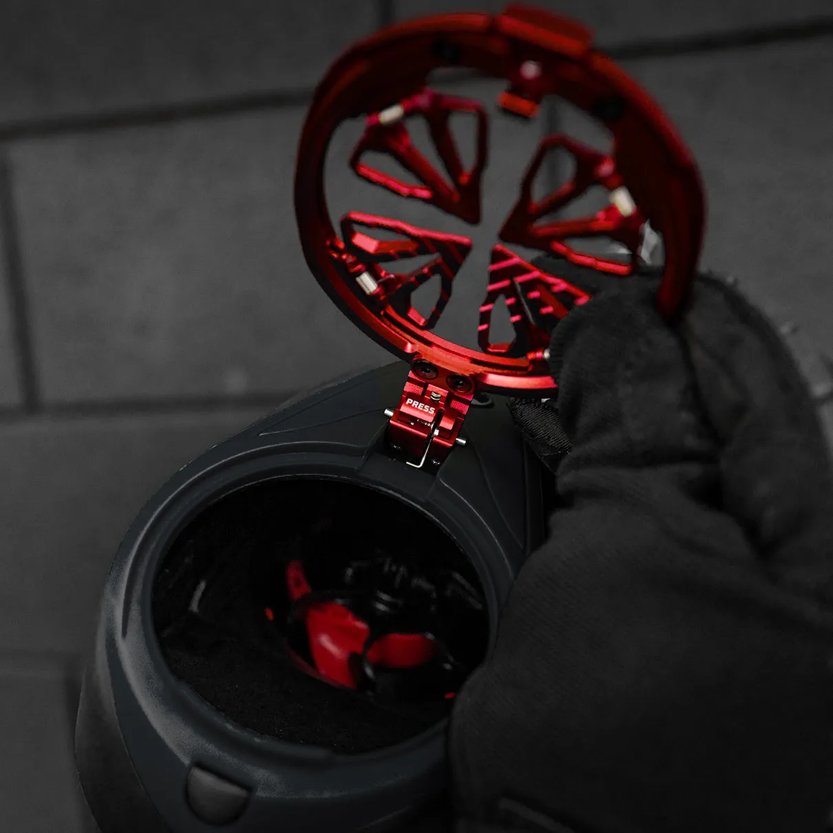 EVO "Rotor/LTR" Metal Speed Feed - Red