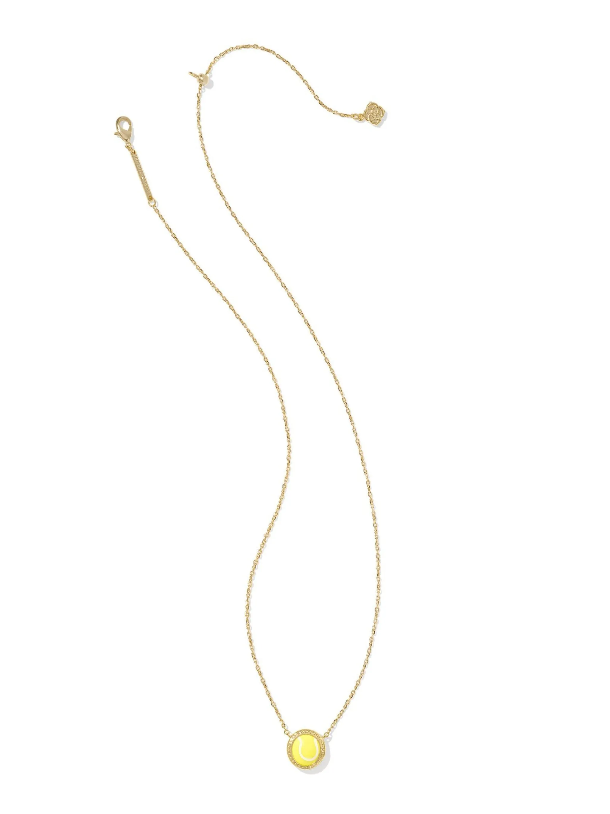 Kendra Scott Tennis Short Pendant Necklace - Gold