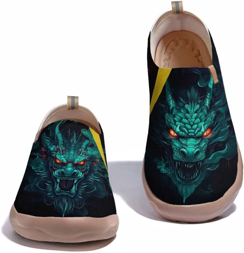 Men's Chinese Style Slip-on Casual Walking Travel Light and Comfortable Loafers