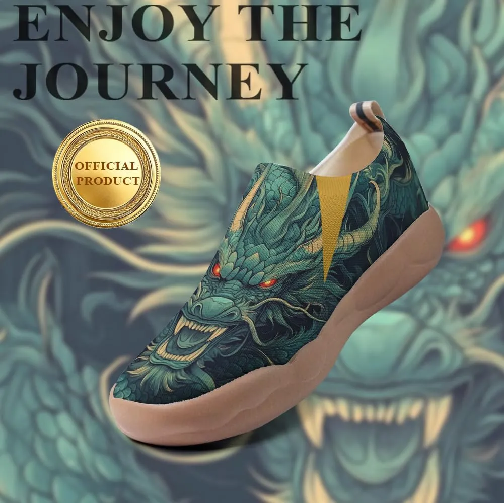 Men's Unique Travel Shoes Chinese Style Loafers Lightweight and Comfortable Fashion Sports Shoes Personalized Size 7-13