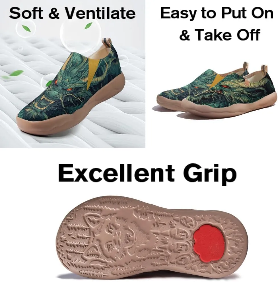 Men's Unique Travel Shoes Chinese Style Loafers Lightweight and Comfortable Fashion Sports Shoes Personalized Size 7-13