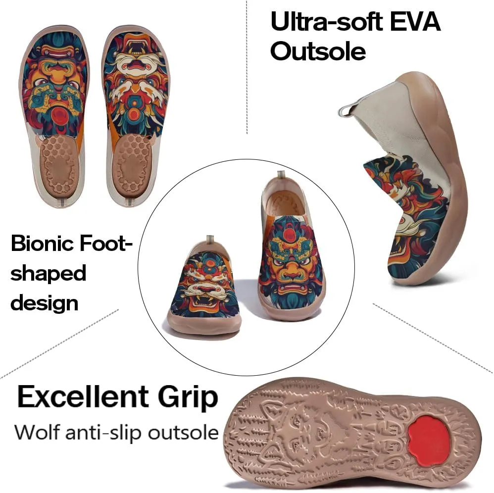 Men's Unique Travel Shoes Chinese Style Loafers Lightweight and Comfortable Fashion Sports Shoes Personalized Size 7-13