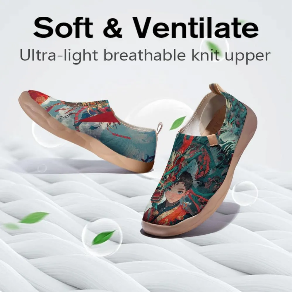 Men's Unique Travel Shoes Chinese Style Loafers Lightweight and Comfortable Fashion Sports Shoes Personalized Size 7-13