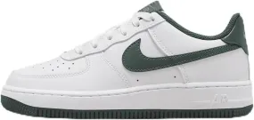 Nike Air Force 1 Big Kids' Shoes (FV5948-110, White/Oil Green/Vintage Green) Size 7