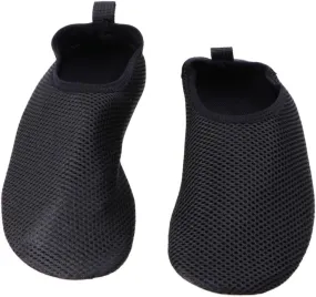 PartyKindom 1Pair Silicone Non Slip Fitness Socks Thickened Yoga Dance Foot Covers Black for Enhanced Stability Ballet and Home Workouts