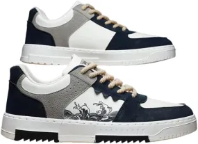 Retro Fashion Low-top Casual Trend Shoes, Spring and Autumn Niche Design, Men's Trendy Color Matching Shoes, lace-up Suitable for Outdoor, Campus, Walking, Street, Jogging, Travel