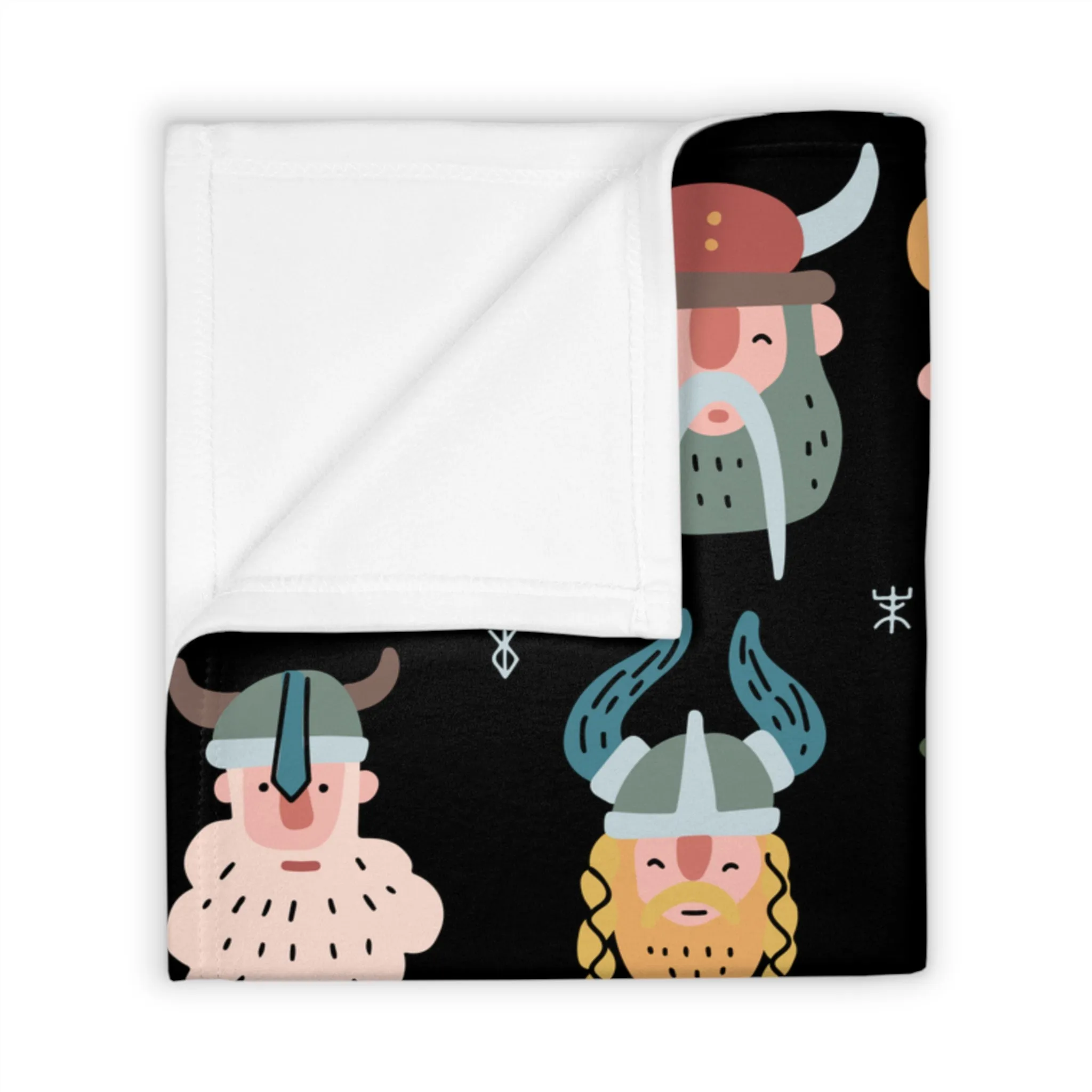 Viking Velveteen Plush Throw Blanket