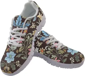 Walking Shoes Lightweight Cushioned Athletic Sneakers Women Casual Anti-Slip Camping Shoes for Travel US 5-12 White Sole