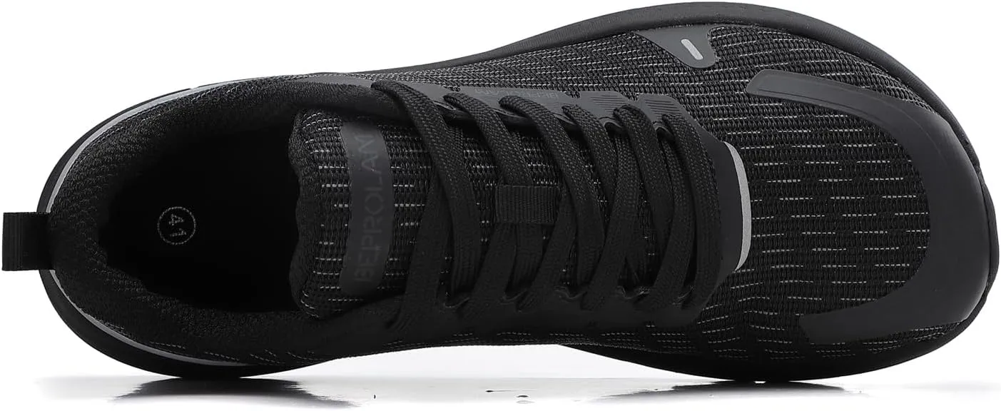 Wide Toe Box Shoes for Men | Men's Wide Walking Shoes Comfortable | Running Shoes Extra Wide Width Cushioned | Wide Sneakers Breathable for Tennis Gym WorkOut Fasciitis Swelling Bunion Plantar