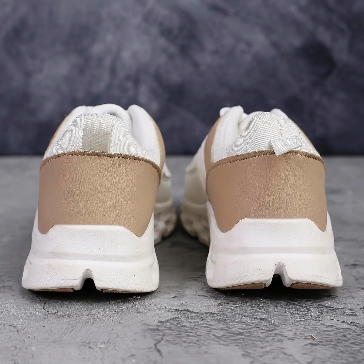 Women's Comfortable Casual Sneakers - Anti-Slip Wear-Resistant Walking Shoes, Lace-Up Outdoor Sneakers with Cushioned Soles