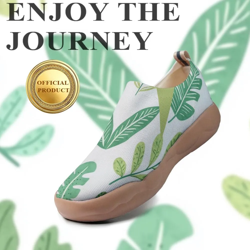 Women's Leaf Series Slip-On Shoes Lightweight and Comfortable Artistic Travel Sneakers Casual and Fashionable Daily Loafers